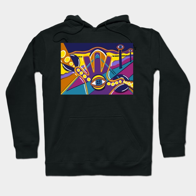 Passing the signs Hoodie by Laurie Rose Art Studio